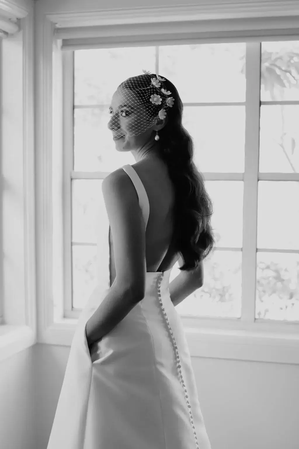 Wedding Makeup Artist, Bridal Veil Detail